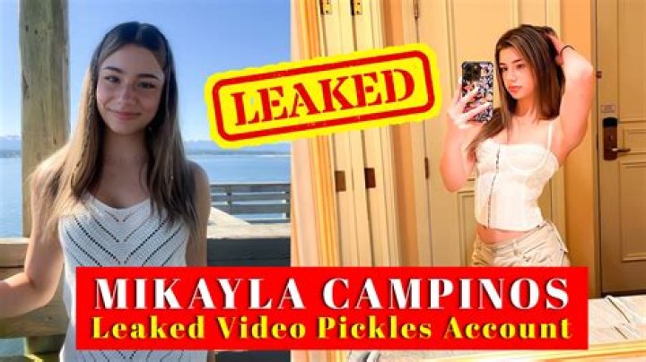 Watch The Latest Viral Video By Mikayla Campinos: Purple Lights